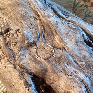 Hammered Thin Rose Gold Ear Cuff